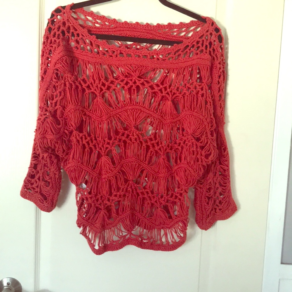 Anthropologie sweater made by Yellow Bird.